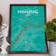 Nanjing City Map 1 Piece Wall Art-1773594735