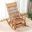 Ergonomic rattan rocking chair
