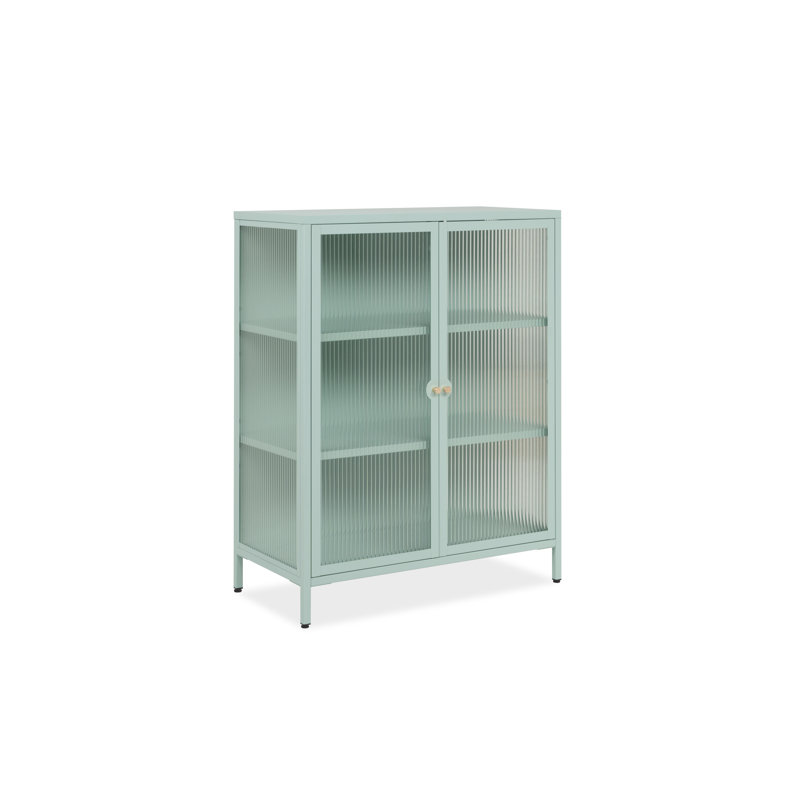Aumya Steel Modern Storage Unit Accent Chest