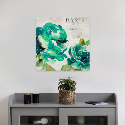 Caroline I, délicat art floral rétro élégant