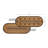 Kettle Grove Geometric Oval Table Runner-836440872