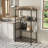 Four-Tier Metal Rack (Black)