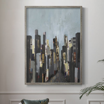 City Beat Framed Print - Solid Wood