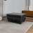 Gofinoday 33.5" Rectangular Faux Leather Storage Ottoman，for Living Room, Bedroom, Entryway, Black