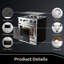 Cuisinière électrique 30 po autoportante de 4,8 Pi. Four à convection, 4 brûleurs, surface de cuisson en verre, minuterie, 6 fonctions de cuisson - appareil de cuisine moderne