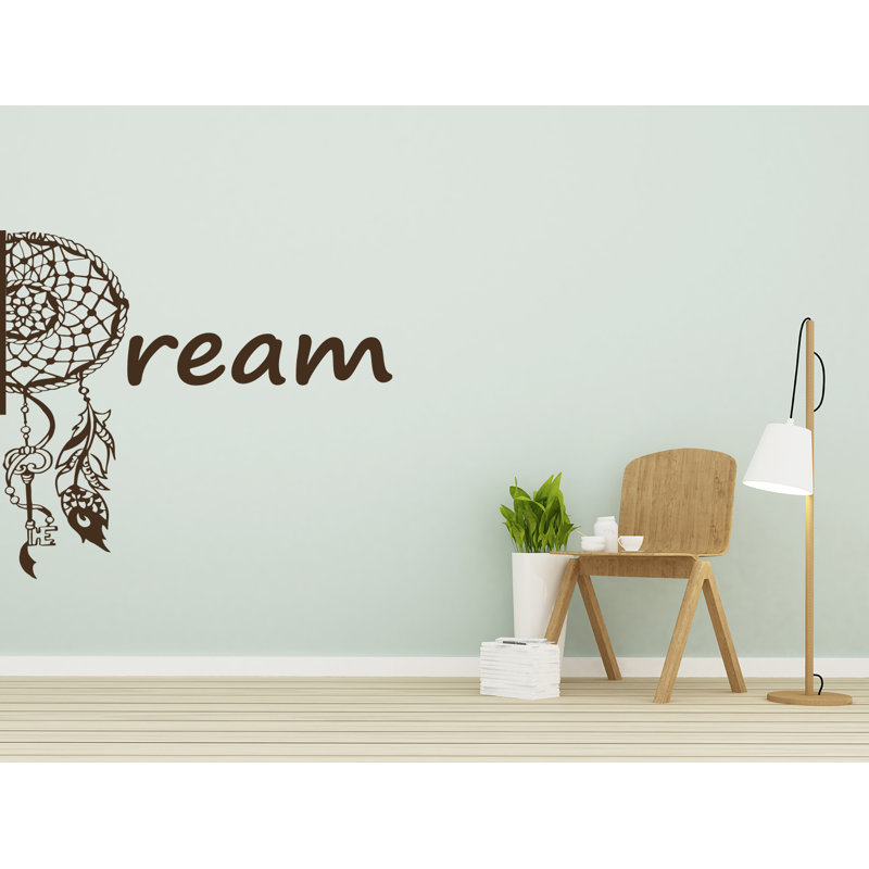 Décalcomanie murale Dreamcatcher, H 42 po x l 46 po, Brun