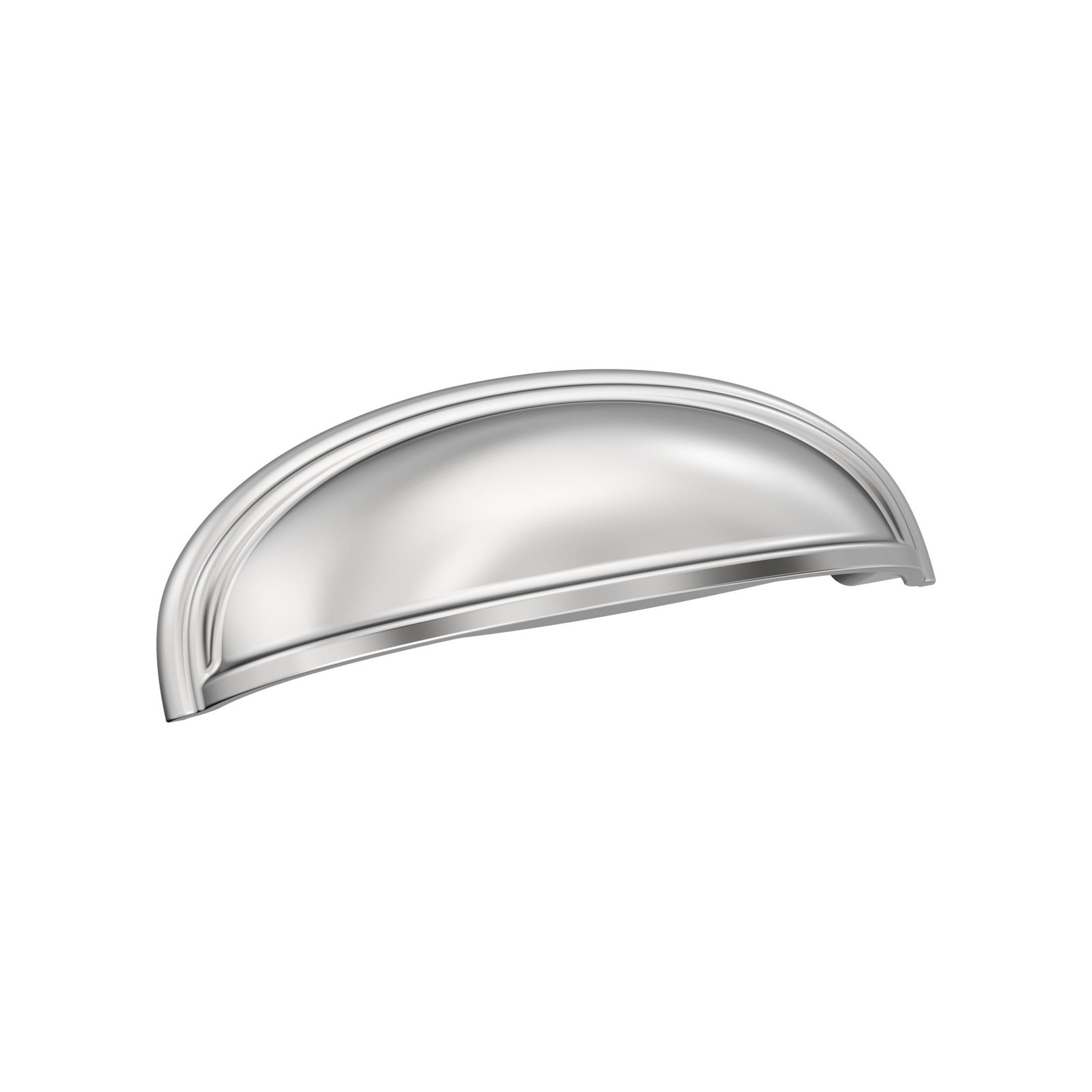 Ashby 4" Center to Center Bin Pull, Polished Chrome
