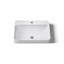 Vox Vitreous China Rectangular Vessel Bathroom Sink with Overflow-856925028-870115903