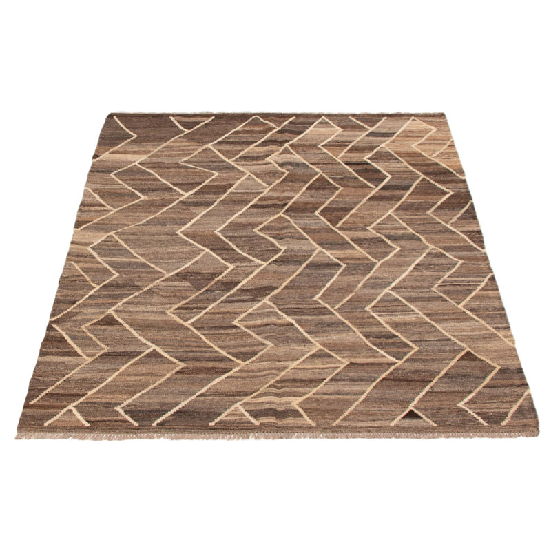 Sivas Brown Kilim 5'4" x 6'5"