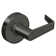 Flat Single Dummy Door Lever with Round Rosette