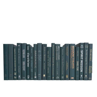 Decorative Books - Hunter Books - Green Books By The Foot