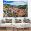 Tapisserie panorama aérienne cityscape city view-28495468