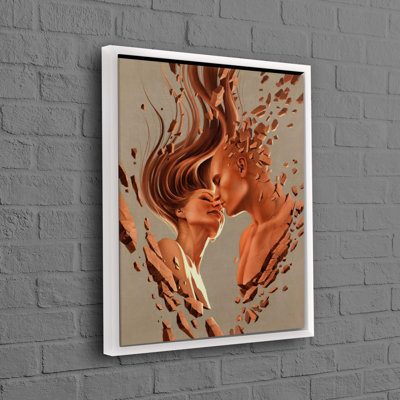 Reproduction d'art murale moderne sur toile à thème abstrait, idéale pour un décor personnalisé