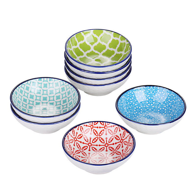  8 Piece Dip Bowl Set