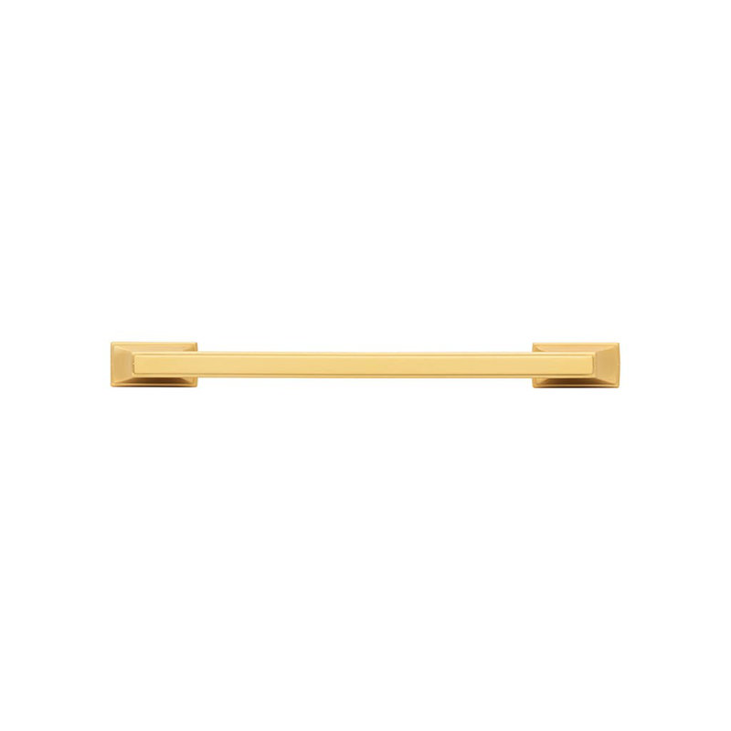 Brownstone Bar / Handle Pull, 6 5/16", Brushed Golden Brass