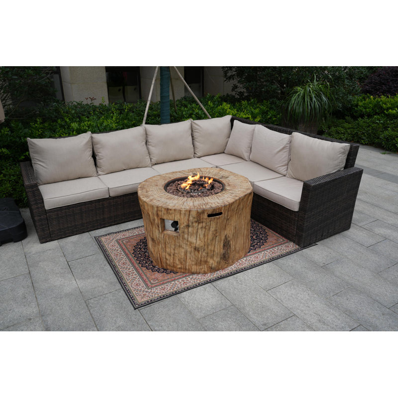 6 - Person Patio Conversation Set with Cushions