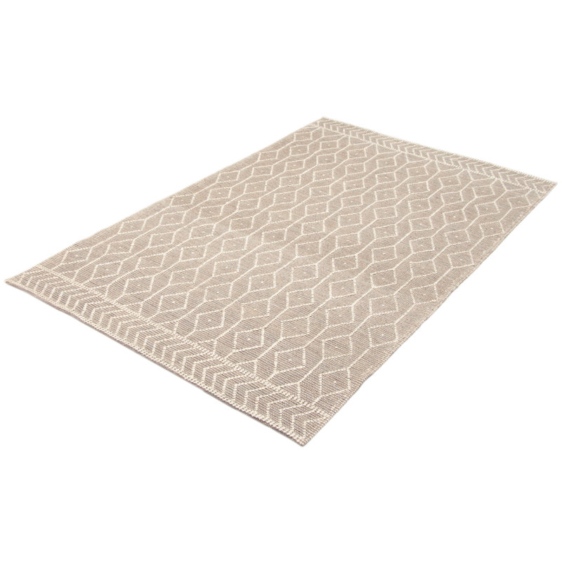 Tapis rectangulaire en laine 6 pi x 9 pi 4 po Dellan
