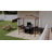 8' x 5' Grill Gazebo, Double Tiered Barbecue Gazebo, Brown-109325756