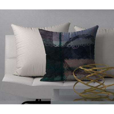 Abstract Reversible Throw Pillow