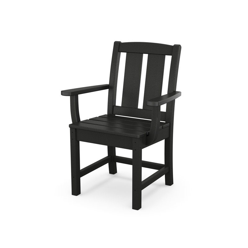 Chaise de salle à manger Mission, Noir