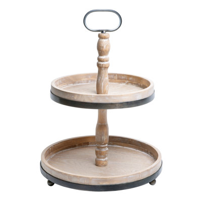 Wood Tiered Stand