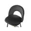 Aubin Upholstered Counter Stool with Metal Frame-1260966416