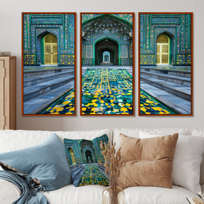 Sufi Shrine Lahore Pakistan Mosque II - Islam Landscape Wall Art Print Set