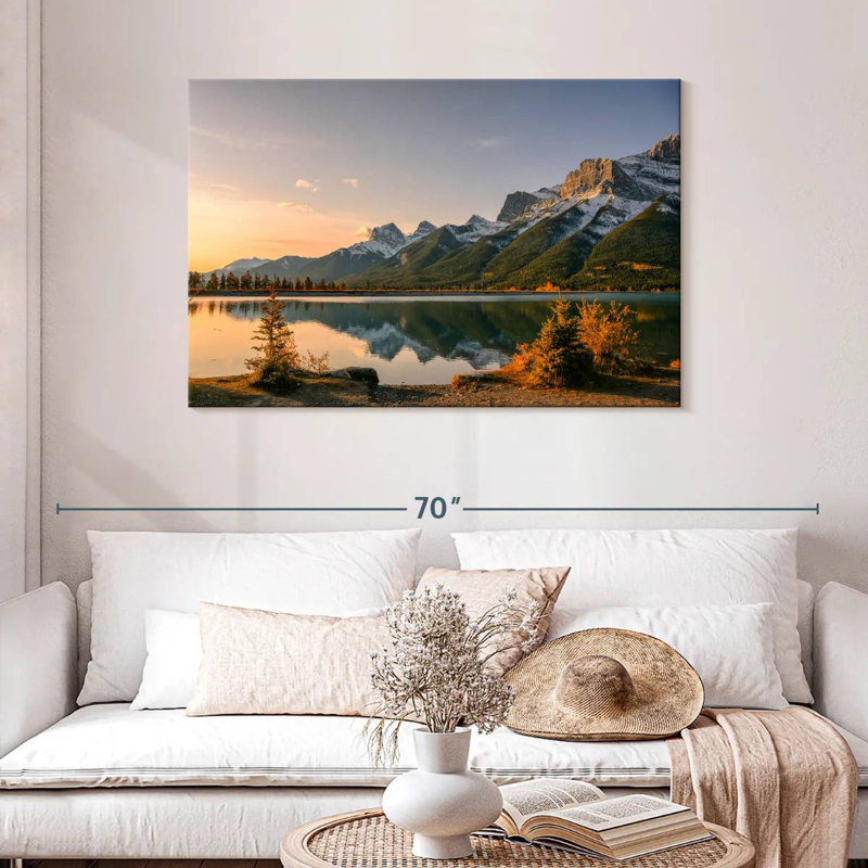 Alvord, mont Rundle, lever de soleil, H 30 po x l 45 po