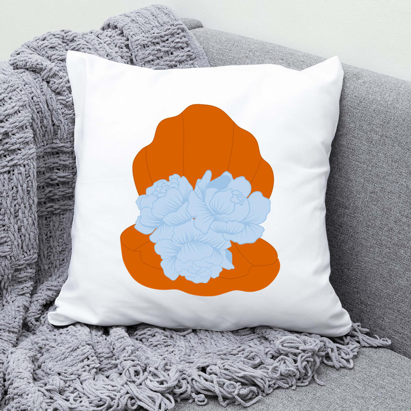 Maurilla Reversible Throw Pillow, 14"H x 14"W