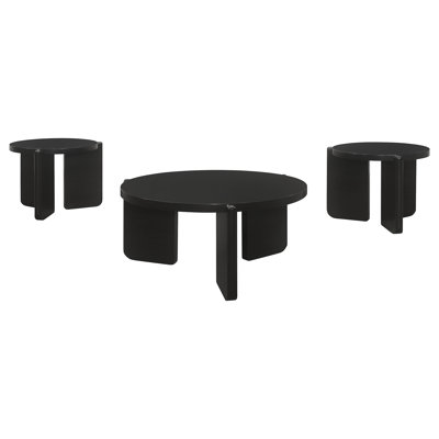 Lansing Black 3-piece Coffee Table Set