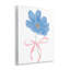 Plaque murale «Blue Bow Bloom», conception par Lucille Price