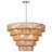 Caytlen 8-Light Dimmable Hand-Woven Rattan Tiered Chandelier-1461105807