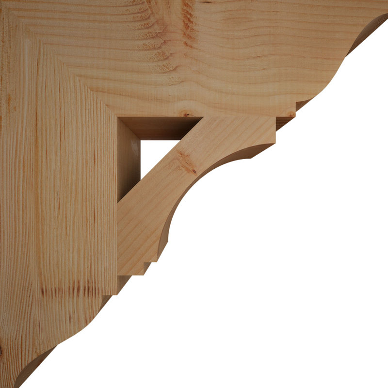 Support impérial traditionnel, H 20 po x l 5,5 po x P 20 po, Douglas (lisse)