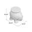 Scarlette Ceramic Accent Stool-10714100