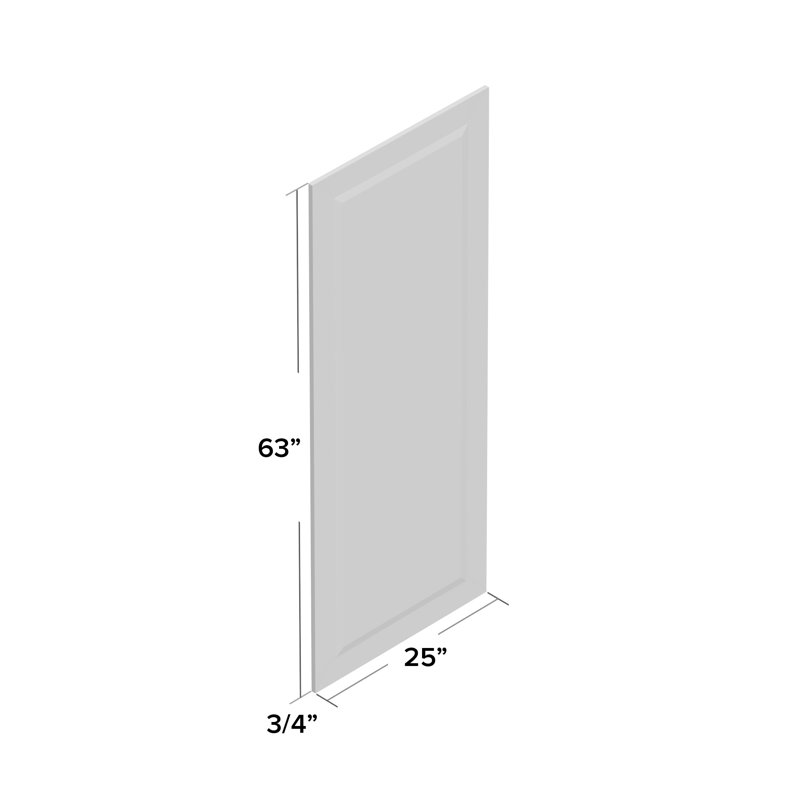 Wood Flat Mirror, 63" H x 25" W
