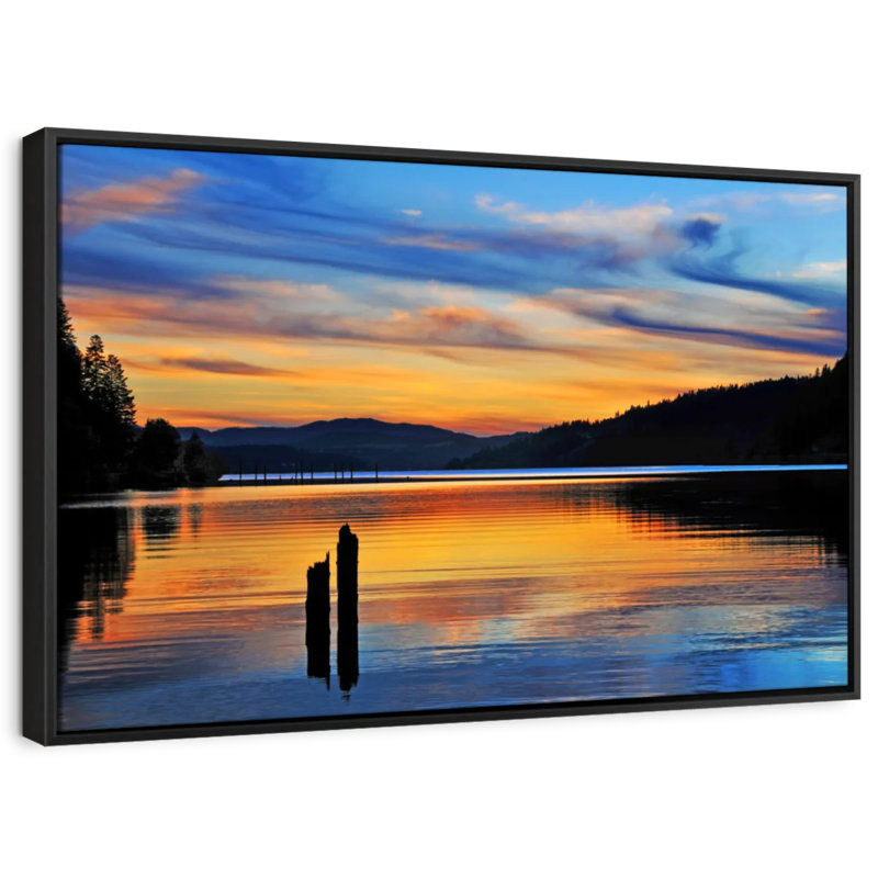 Impression sur toile «Majestic Coeur D'Alene Lake», H 21 po x l 31 po