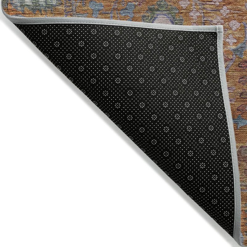 Machine Washable Indoor/Outdoor Kaczor ACN2231 Global Rug, Rectangle 1'8" x 2'6"