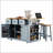 53Inch Large Kitchen Island With 2 Bar Stools, Power Outlet, Door Internal Storage, And Mobile Design For Enhanced Functionality-65265476