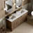 Brookfield 72'' Double Bathroom Vanity with Top-113399121-113399118