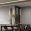 Luminaire suspendu en argent 2 lumières Sokin