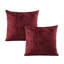 Housse de coussin réversible en velours texturé Euro-114189953