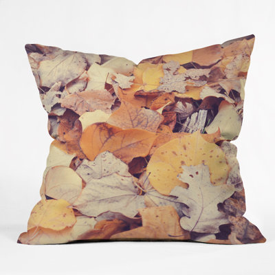 Fallen Leaves Throw Pillow