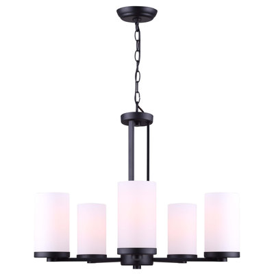 Leitner 5 - Light Dimmable Shaded / Spider Chandelier