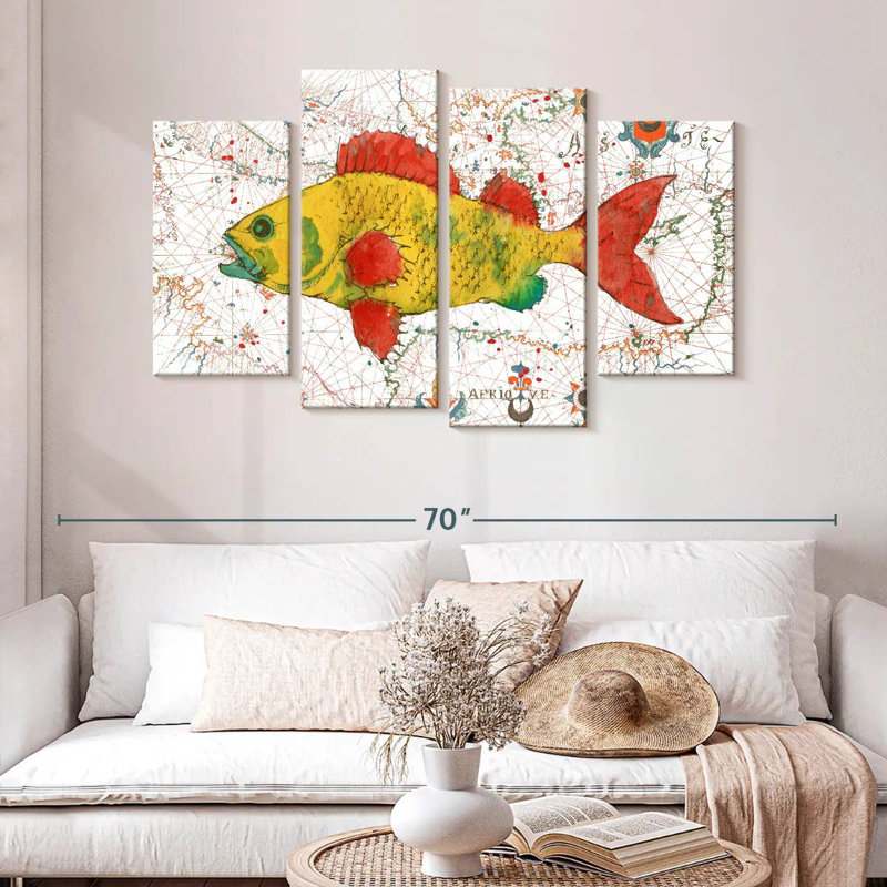 Nautical Treasures I, 32" H x 52" W