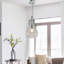 45cm H Glass Pendant Shade in Grey