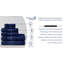 Ensemble de 20 serviettes en coton Delara-1199184623