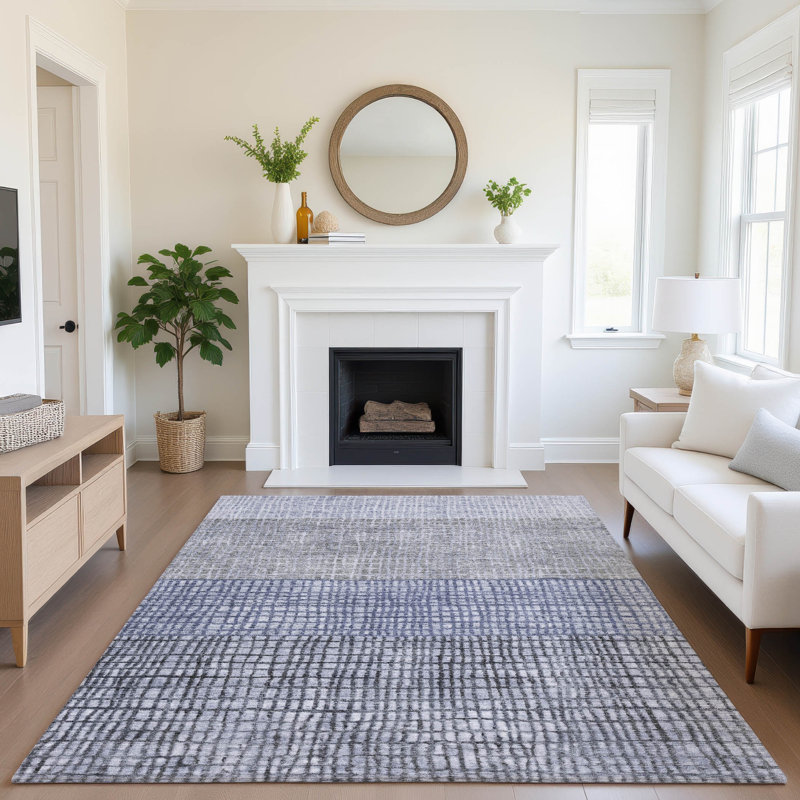 Tapis géométrique de qualité supérieure lavable à la machine Monnier AMF1831, Rectangle 10 pi x 14 pi