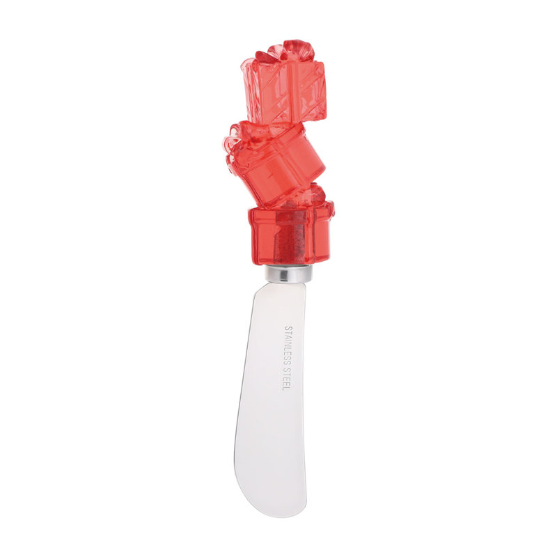 Gift Boxes Transparent Polyresin Cheese Spreader, S4