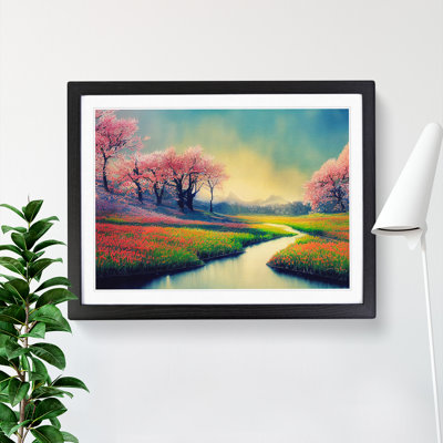 Spring Forest Steam - Single Picture Frame Print