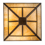 T" Mission" 8 - Light Semi Flush Mount